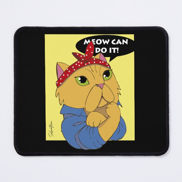 Item preview, Meow can do it! Power feminine cats designed and sold by selvatica-.