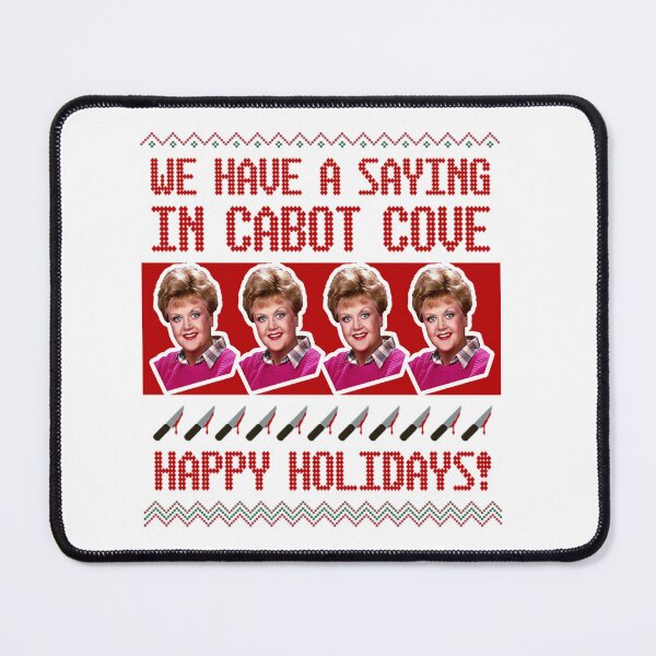 Item preview, Jessica Fletcher Christmas Sweater Design—We Have a Saying in Cabot Cove designed and sold by NicholasLittle.