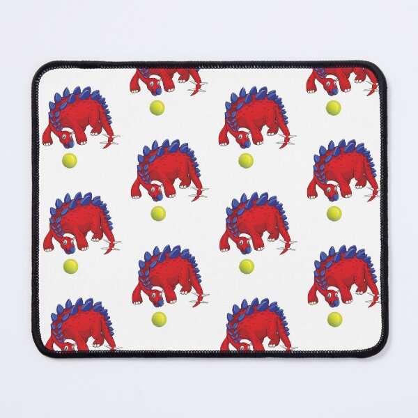 Item preview, Dinosaur Playing Tennis ,Funny Good Dinosaur Tennis Lovers Cool Red Blue Design designed and sold by pedrored369.