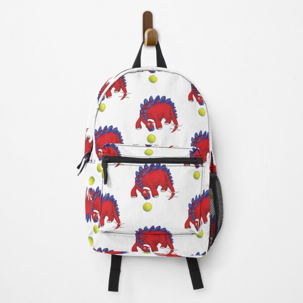 Item preview, Dinosaur Playing Tennis ,Funny Good Dinosaur Tennis Lovers Cool Red Blue Design designed and sold by pedrored369.