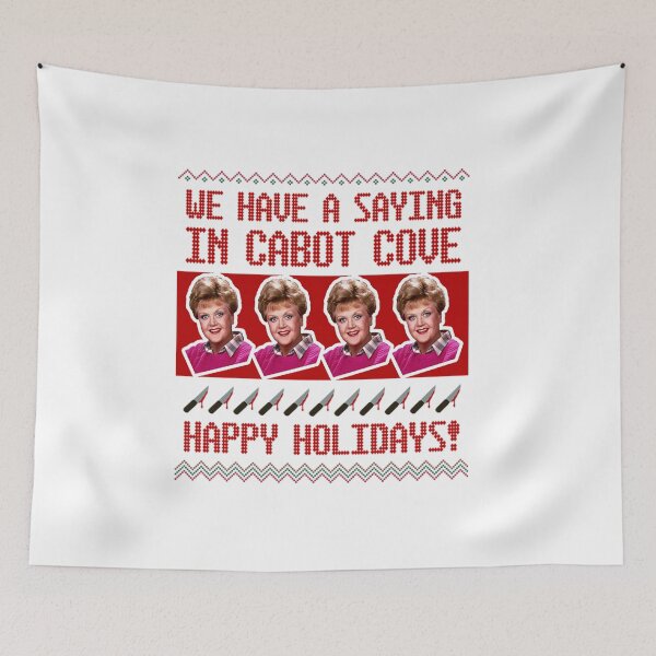 Item preview, Jessica Fletcher Christmas Sweater Design—We Have a Saying in Cabot Cove designed and sold by NicholasLittle.