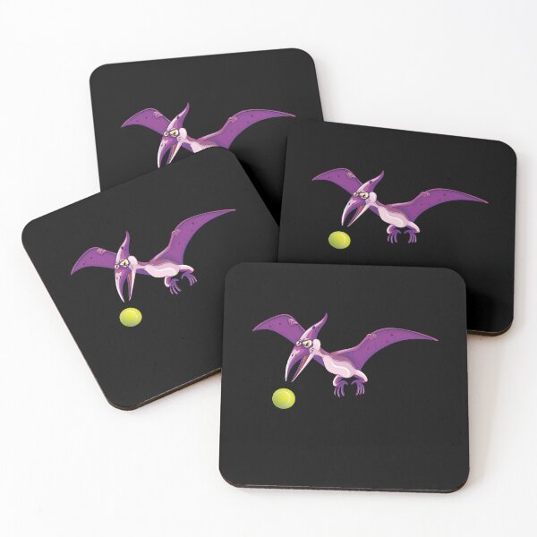 Item preview, Dinosaur Playing Tennis ,Funny Good Dinosaur Tennis Lovers Simple Flying Design designed and sold by pedrored369.