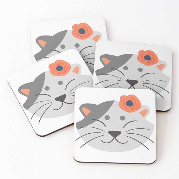 Item preview, Cute kitty face designed and sold by EMIPRINCESS.