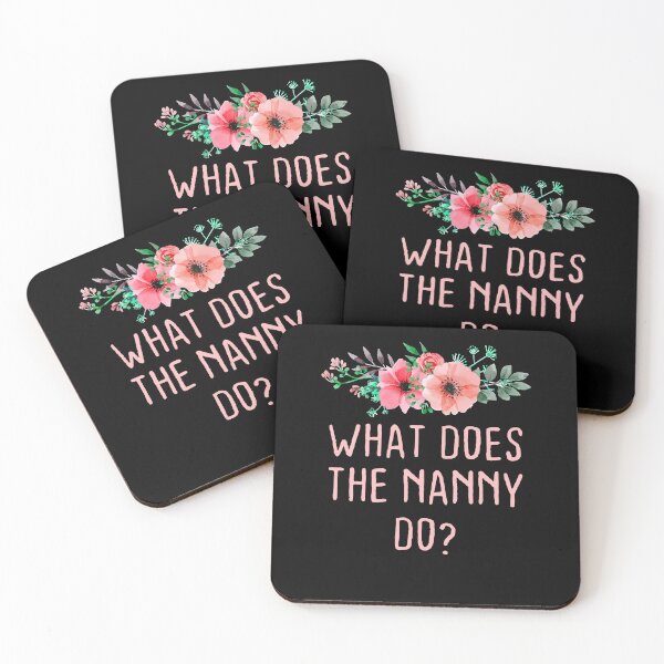 Item preview, What Does The Nanny Do? Quote,What Does The Nanny Sticker designed and sold by KHRO.