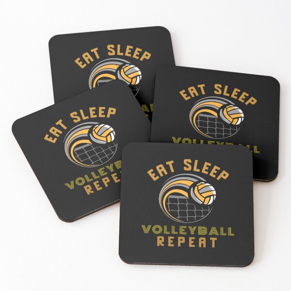 Item preview, Eat Sleep Volleyball Repeat- Cute Volleyball Lover Apparel Gifts designed and sold by DeeSignTShirts.