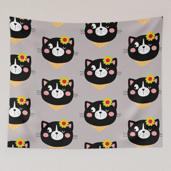 Item preview, Cute kitty face designed and sold by EMIPRINCESS.