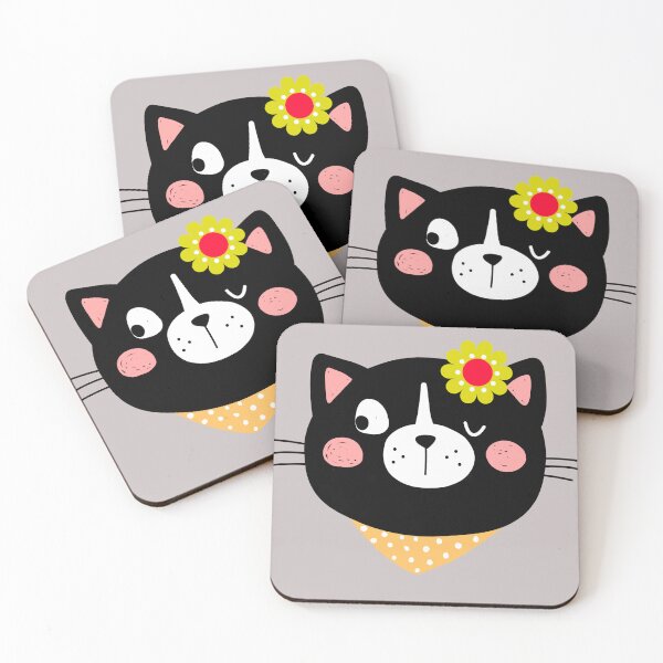 Item preview, Cute kitty face designed and sold by EMIPRINCESS.
