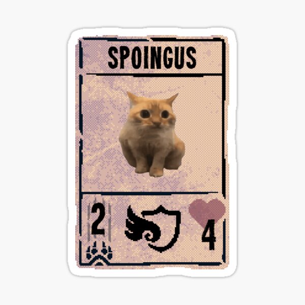 Spoingus Inscryption Fanmade Card Sticker