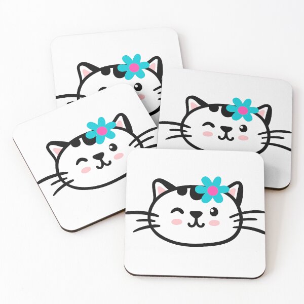 Item preview, Cute kitty face designed and sold by EMIPRINCESS.