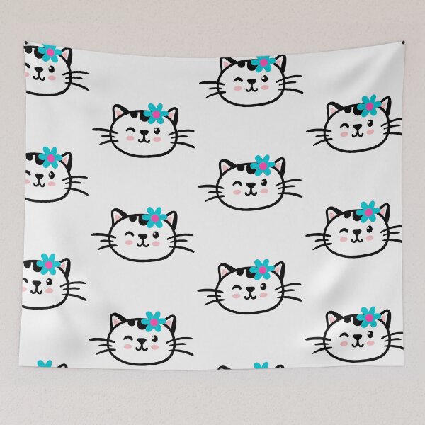 Item preview, Cute kitty face designed and sold by EMIPRINCESS.