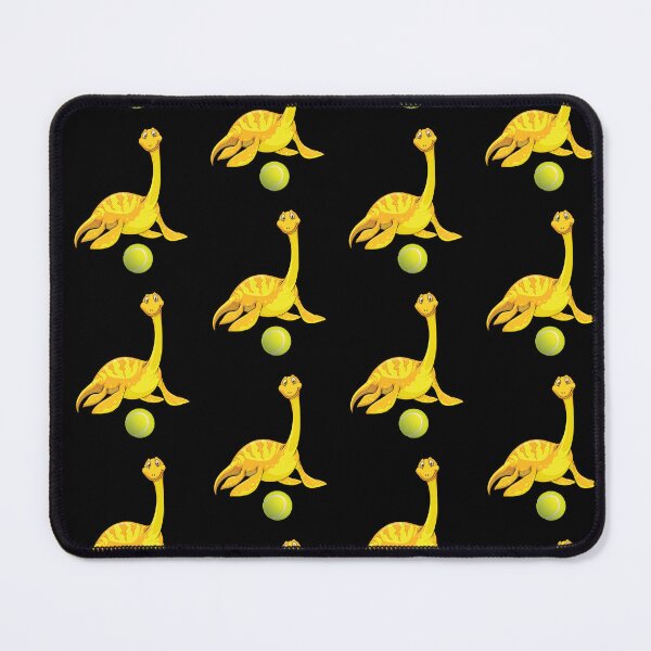 Item preview, Dinosaur Playing Tennis ,Funny Good Dinosaur Tennis Lovers Yellow Cute Dinosaur Art designed and sold by pedrored369.