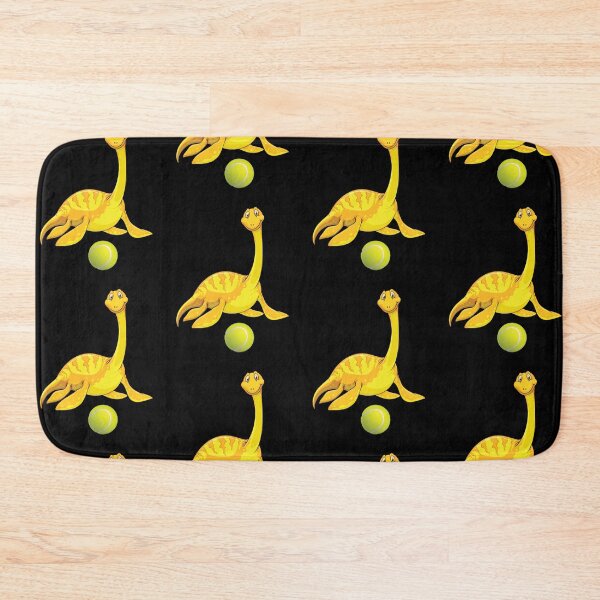 Item preview, Dinosaur Playing Tennis ,Funny Good Dinosaur Tennis Lovers Yellow Cute Dinosaur Art designed and sold by pedrored369.