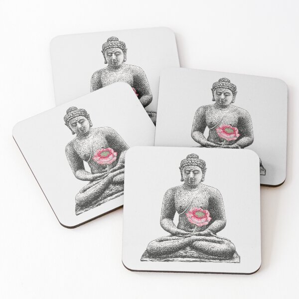 Item preview, buddha and lotus flower designed and sold by RheaRealm.