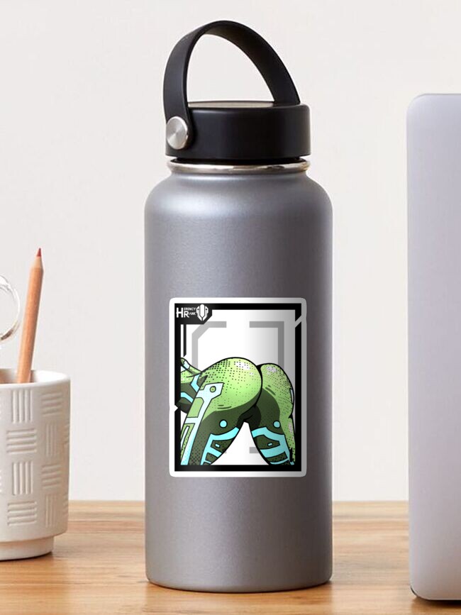 Thumbnail 1 of 3, Sticker, AssCutMeme - Skinsuit designed and sold by Alicaido.