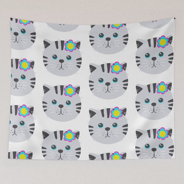 Item preview, Cute kitty face designed and sold by EMIPRINCESS.