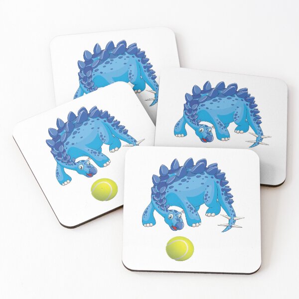 Item preview, Dinosaur Playing Tennis ,Funny Good Dinosaur Tennis Lovers Cute Blue Design designed and sold by pedrored369.