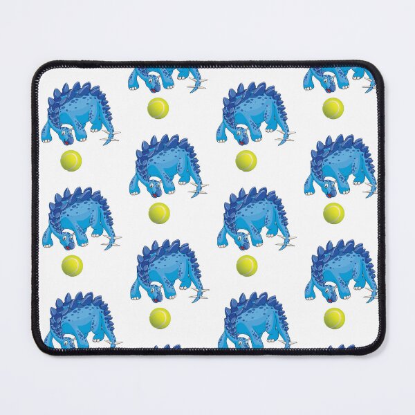 Item preview, Dinosaur Playing Tennis ,Funny Good Dinosaur Tennis Lovers Cute Blue Design designed and sold by pedrored369.