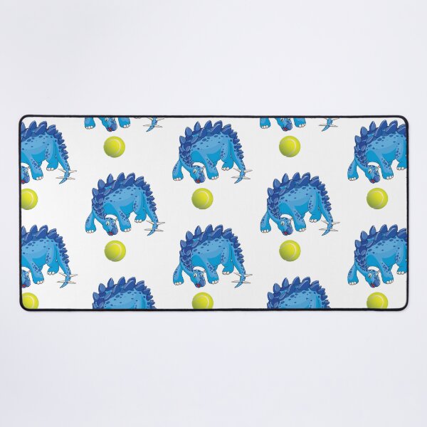 Item preview, Dinosaur Playing Tennis ,Funny Good Dinosaur Tennis Lovers Cute Blue Design designed and sold by pedrored369.