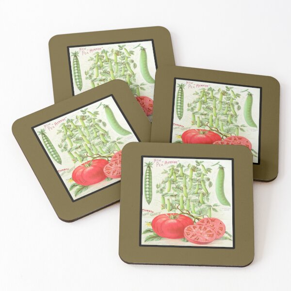 Item preview, Vintage Pea and Tomato Seed Packet from the 1800's designed and sold by MountMercantile.
