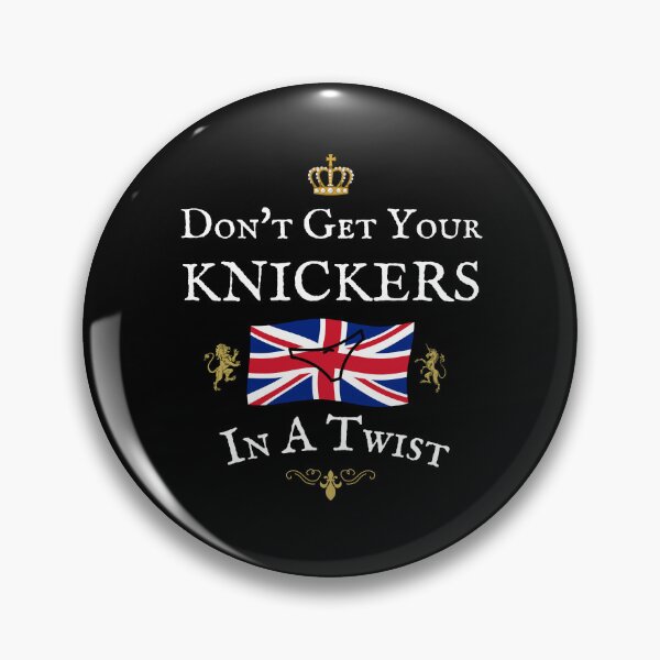 Item preview, DON'T GET YOUR KNICKERS IN A TWIST, Union Jack Flag designed and sold by Krafty  Arts Studio.