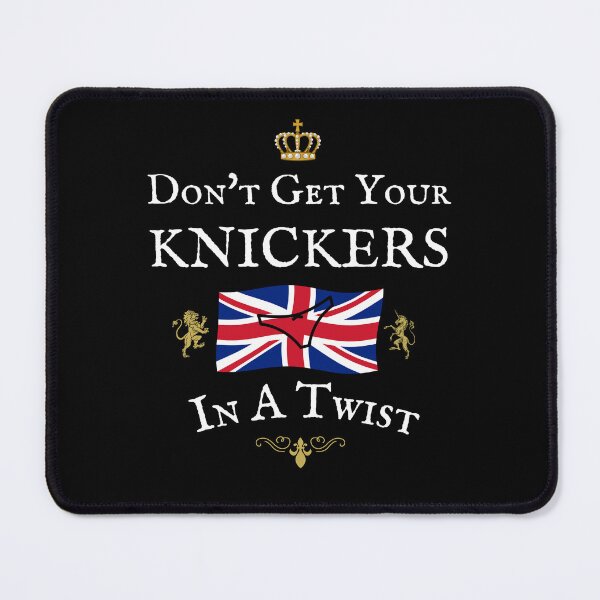 Item preview, DON'T GET YOUR KNICKERS IN A TWIST, Union Jack Flag designed and sold by Krafty Arts Studio.