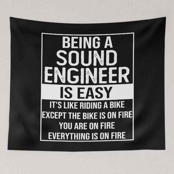 Item preview, Funny sound engineer saying: being a sound engineer is easy sound engineer gifts designed and sold by alaechamlal.