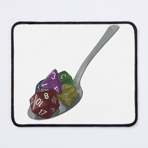 Item preview, RPG Dice Spoon designed and sold by Sunny Ammerman.