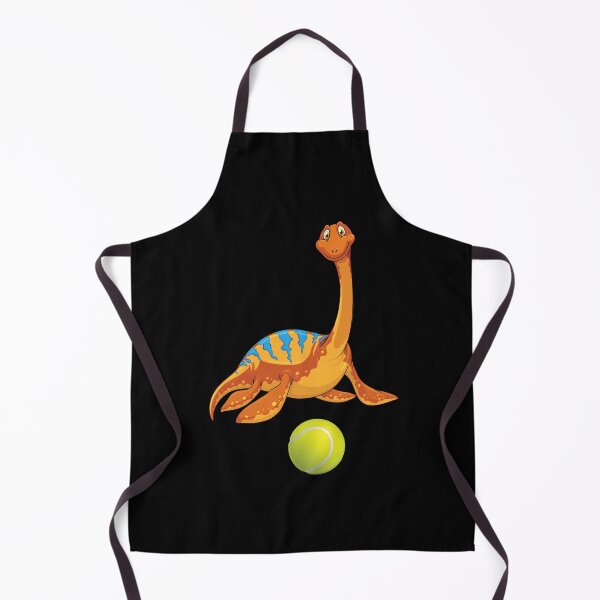 Artikelvorschau, Dinosaurier, der Tennis spielt, lustiger guter Dinosaurier-Tennis-Liebhaber-nettes orange Design entworfen und verkauft von pedrored369.