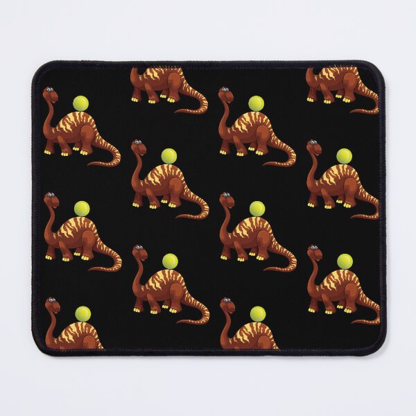 Item preview, Dinosaur Playing Tennis ,Funny Good Dinosaur Tennis Lovers Chestnut Design designed and sold by pedrored369.