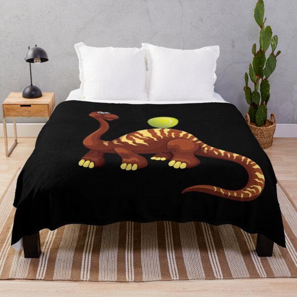 Item preview, Dinosaur Playing Tennis ,Funny Good Dinosaur Tennis Lovers Chestnut Design designed and sold by pedrored369.