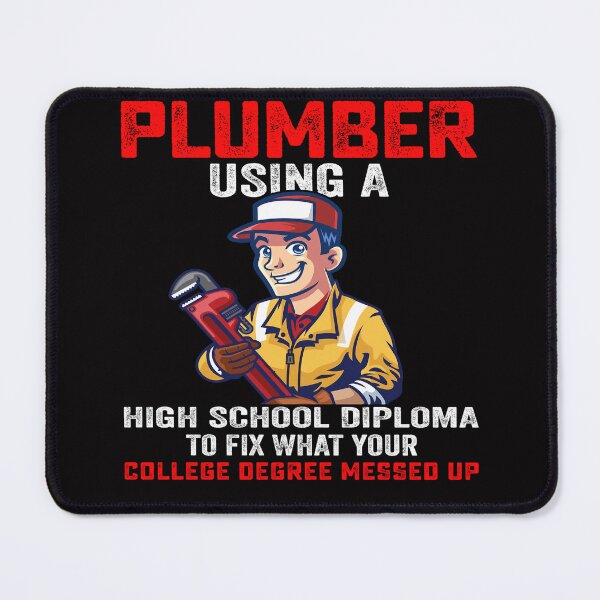Item preview, Occupation Plumber Using A High School Diploma designed and sold by fantasticdesign.