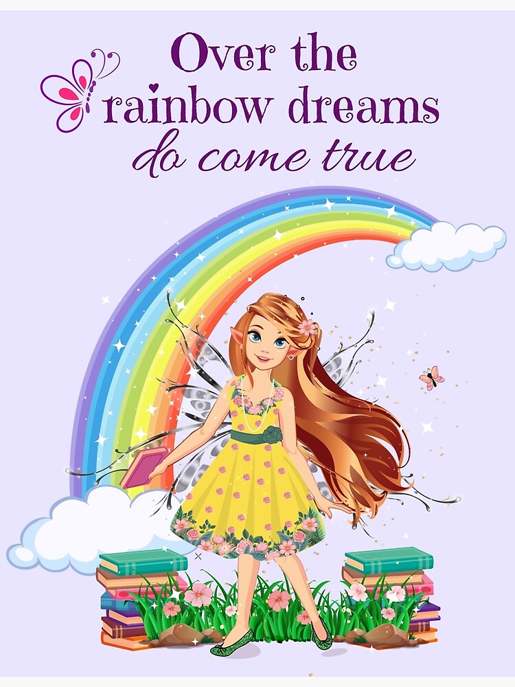 Thumbnail 3 of 3, Poster, Felicia Over The Rainbow Dreams Do Come True™ designed and sold by TeelieTurner.