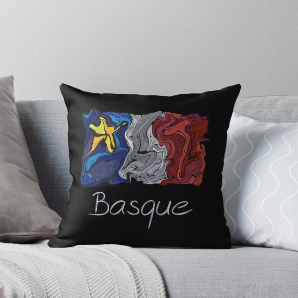 Artikelvorschau, Acadian Flag Liquid Mosaik Pastell Buntglas Baskisch entworfen und verkauft von ColoursOfFrance.