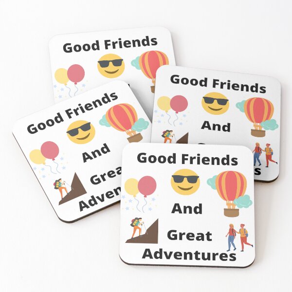 Item preview, Good Friends And Great Adventures designed and sold by LGMmugsdesign.