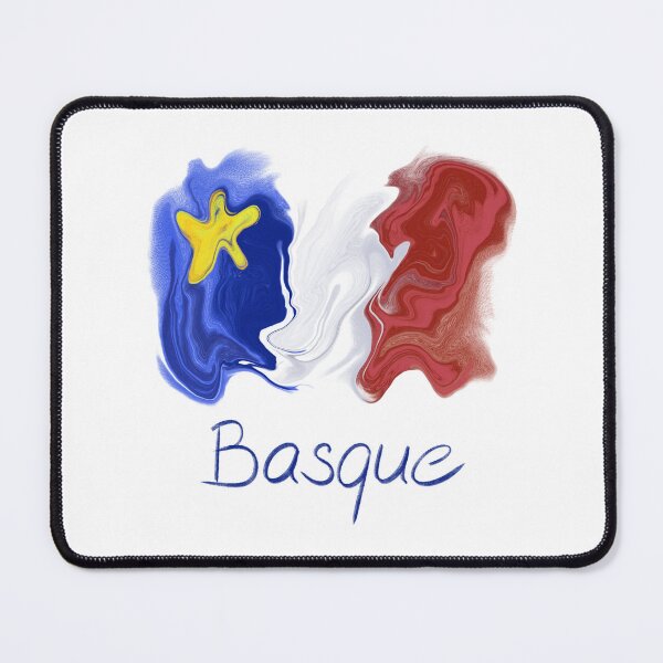 Item preview, Acadian Flag pastel liquid Basque - Drapeau acadien liquide pastel Basque designed and sold by ColoursOfFrance.