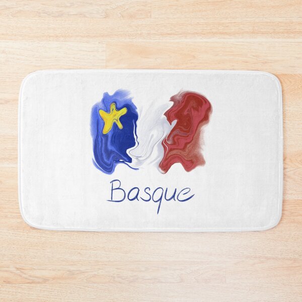 Item preview, Acadian Flag pastel liquid Basque - Drapeau acadien liquide pastel Basque designed and sold by ColoursOfFrance.