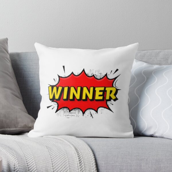 Winners 2025 throw pillows