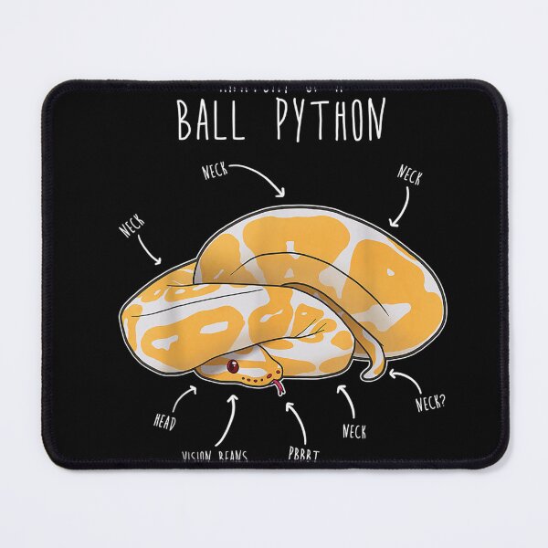 Item preview, Anatomy of an Albino Ball Python Funny Reptile Snake Lover T-Shirt designed and sold by BoegelAdalbert.