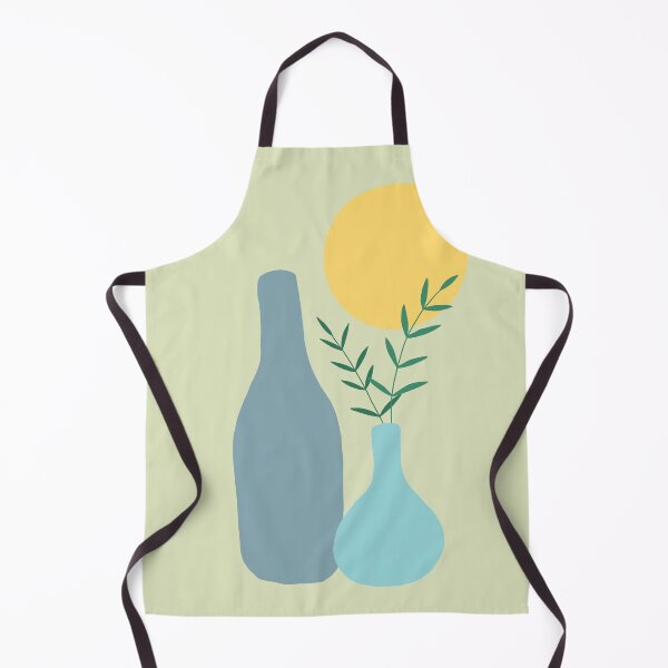 Item preview, Blue Bottle with Leaf Boho designed and sold by Mirushy.