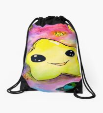 Kawaii Star in Space Drawstring Bag