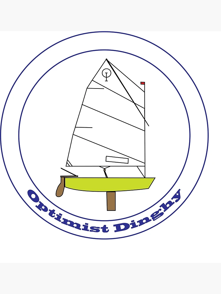 Optimist Sailing Dinghy | Art Print