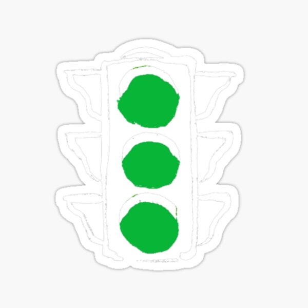 "Greenlights" Sticker by tfvdw1v2 Redbubble