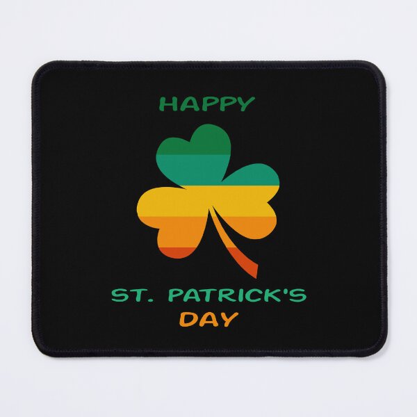 Item preview, Happy St. Patrick's Day Clover designed and sold by The Jackalope.