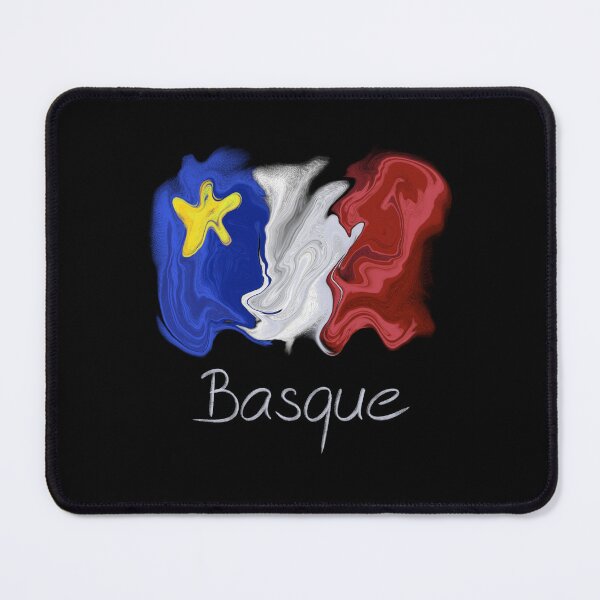 Item preview, Acadian Flag pastel liquid Basque - Drapeau acadien liquide pastel Basque designed and sold by ColoursOfFrance.