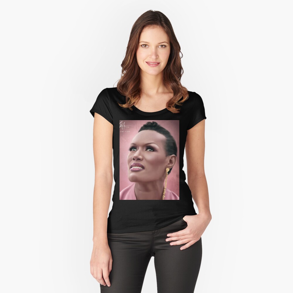 Item preview, Fitted Scoop T-Shirt designed and sold by wayneflint.