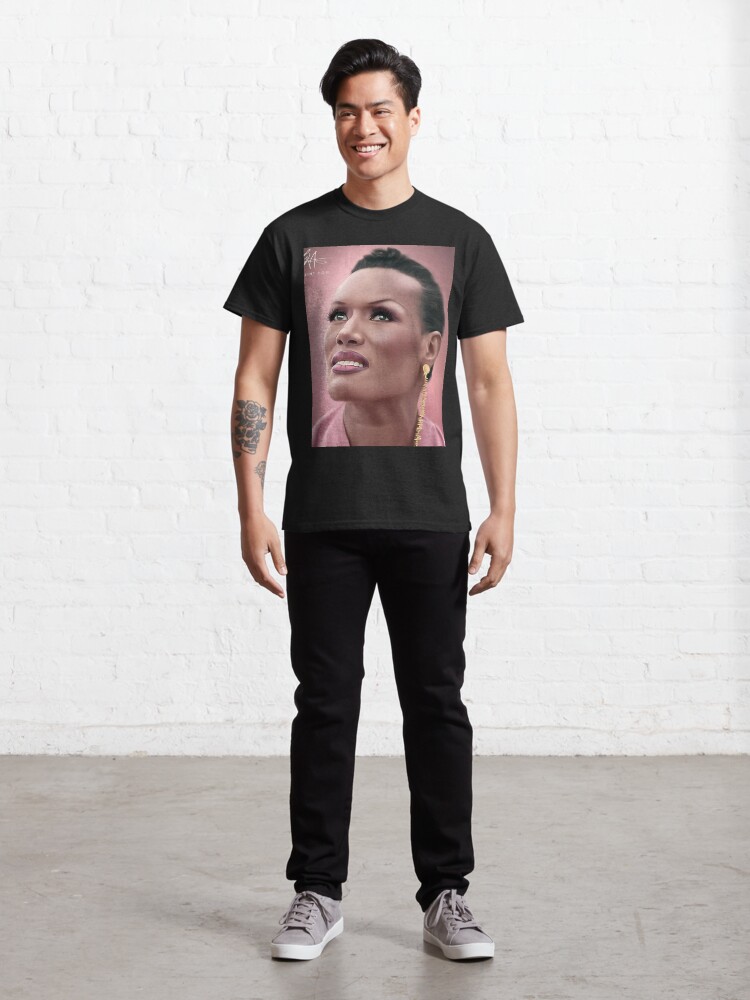 Thumbnail 3 of 7, Classic T-Shirt, Grace Jones Digital Painting designed and sold by wayneflint.
