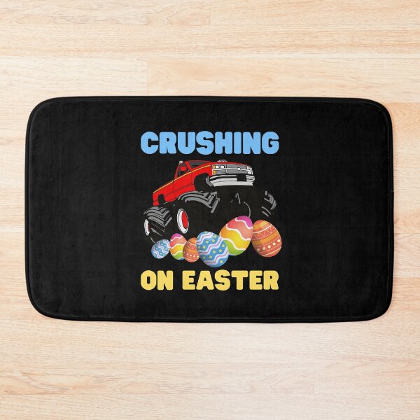 Item preview, MONSTER TRUCK CRUSHING ON EASTER EGGS designed and sold by appareltolove.