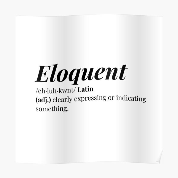 the definition of eloquent