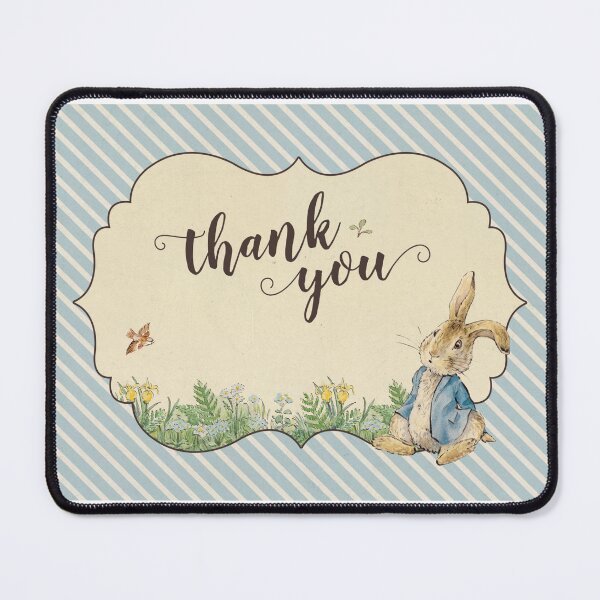 Item preview, Rabit First Birthday Thank You  designed and sold by PinkySkull.