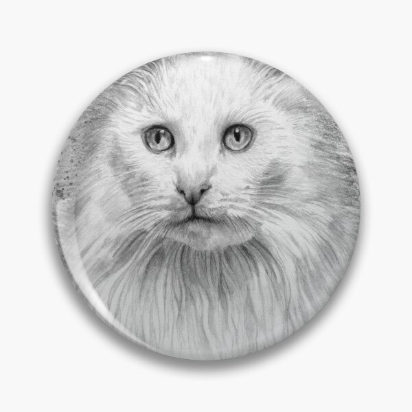 Item preview, Dexter the White Cat designed and sold by Ro Windust.